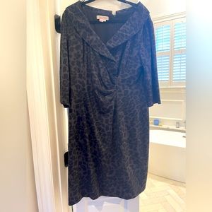 Classic animal print dress by Kay Unger, for Neiman Marcus.